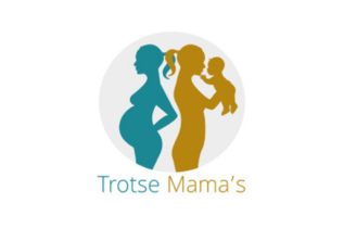 Logo met twee zwangere vrouwen, partner van 3D Moments
